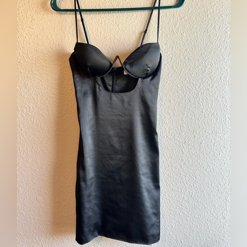 Oh Polly black mini dress.